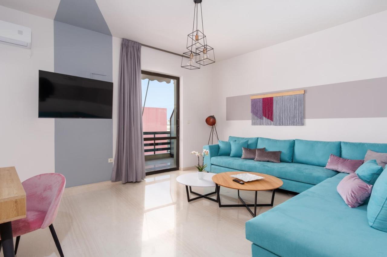 Nima1 4 Bedroom Apt Centraly Located In Rethimno Bagian luar foto